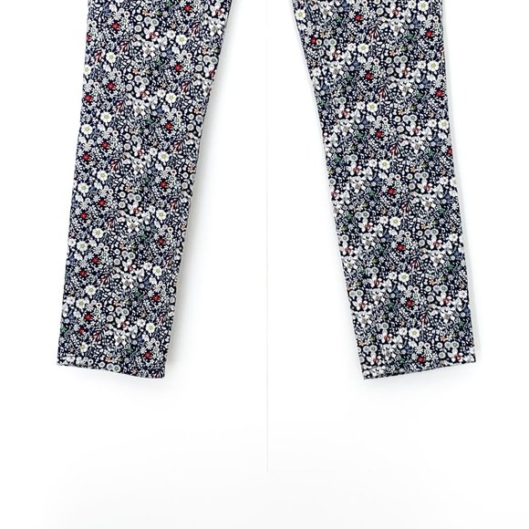 J. CREW liberty floral skinny toothpick jeans 26 - Picture 6 of 7